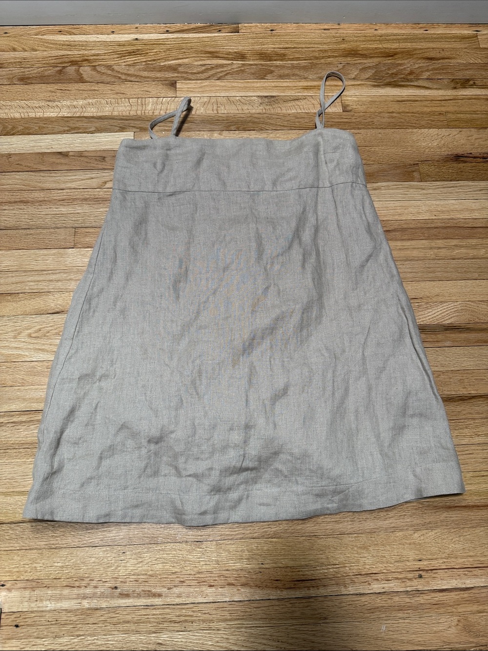 Banana Republic STRAPPY LINEN MINI DRESS NATURAL SIZE MEDIUM - Picture 2 of 9